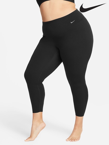Nike Black Gentle Support High Waisted 7/8 Leggings (E79998) | £45