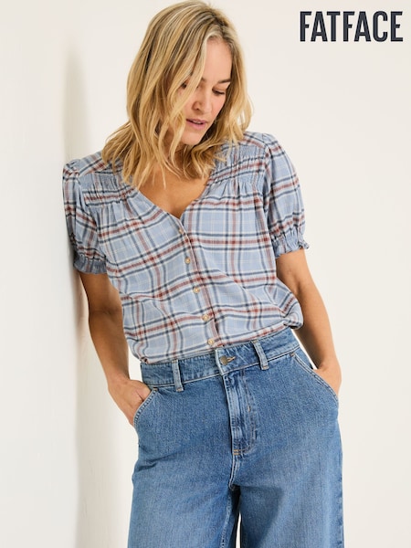 FatFace Blue Jade Blouse (E80140) | £46