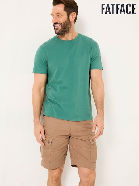 FatFace Breakyard Mid Brown Cargo Shorts (E80222) | £49.50