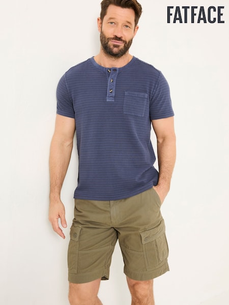 FatFace Breakyard Khaki Green Cargo Shorts (E80223) | £49.50