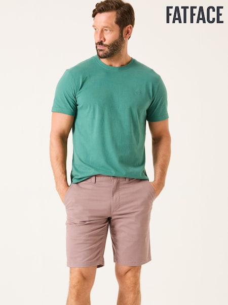 FatFace Mawes Purple Chino Shorts (E80239) | £44