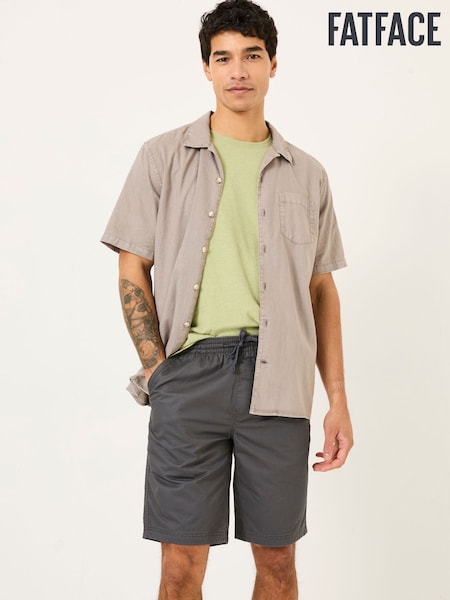 FatFace Seaton Dark Grey Pull On Shorts (E80247) | £39.50