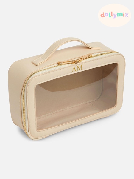 Personalised Clear Travel Case by Dollymix (E80529) | £28