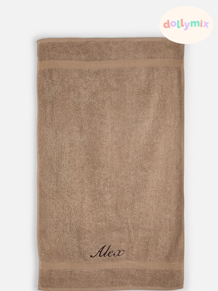 Personalised 100% Cotton Hand Towel by Dollymix (E80534) | £14