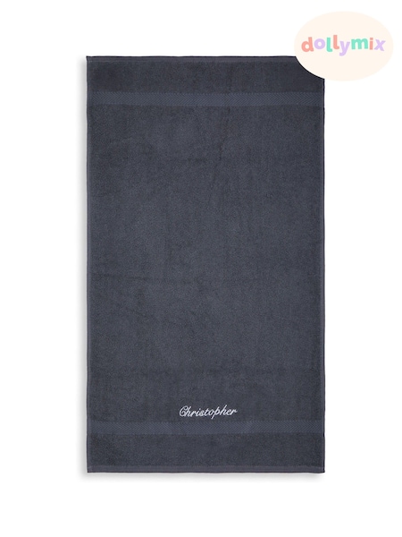 Personalised 100% Cotton Hand Towel by Dollymix (E80535) | £14