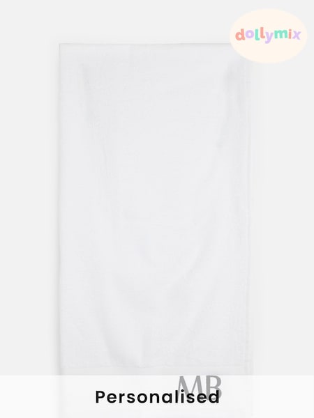 Personalised Bath 100% Cotton Towel by Dollymix (E80572) | £37