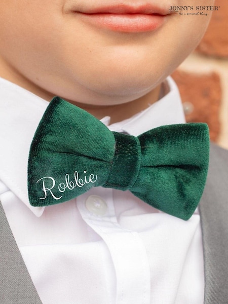 Personalised Velvet Boys Bow Tie by Jonny's Sister (E80609) | £25