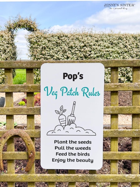 Personalised Garden Sign by Jonnys Sister (E80627) | £25