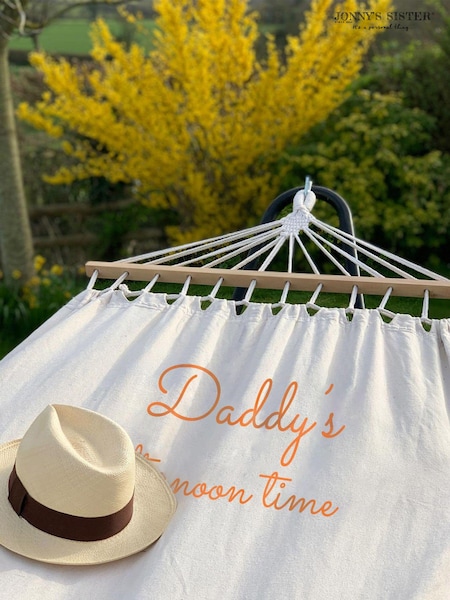 Personalised Garden Hammock With Stand by Jonnys Sister (E80653) | £130