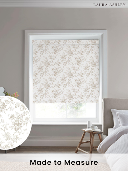 Laura Ashley Dove Grey Walled Garden Made to Measure Roller Blind (E80831) | £58