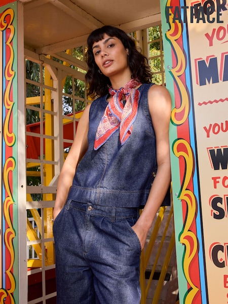FatFace Ink Dara Denim Top (E81102) | £46
