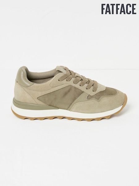 FatFace Khaki/Green Iva Runner Trainer (E81199) | £65