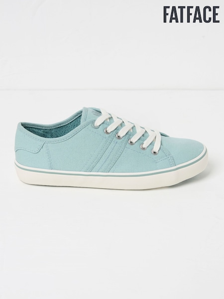 FatFace Green Haze Lola Canvas Trainers (E81208) | £39