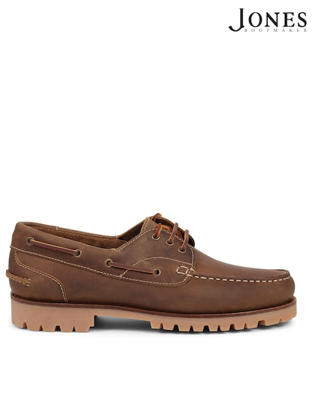 Jones Bootmaker Pickering2 Leather Boat Shoes (E81826) | £110