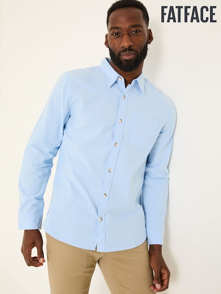 FatFace Blue Long Sleeve Oxford Shirt (E81842) | £46