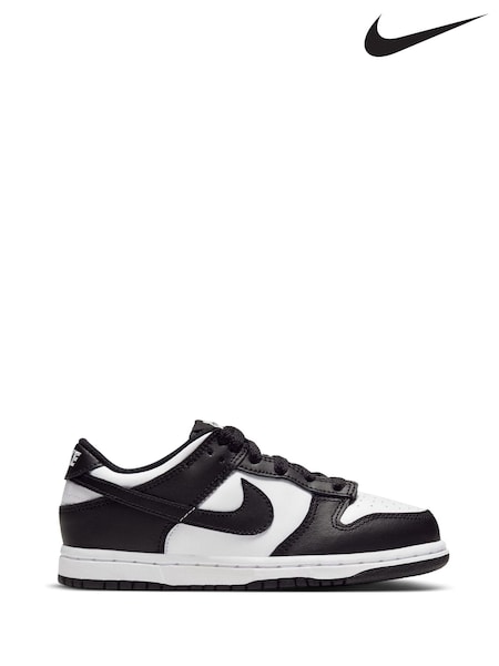 Nike Black/White Junior Dunk Low Shoes (E81939) | £55