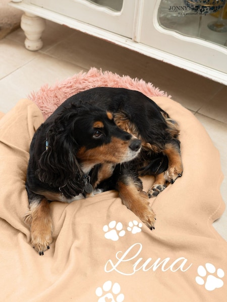 Personalised Fleece Pet Blanket by Jonny's Sister (E82088) | £24