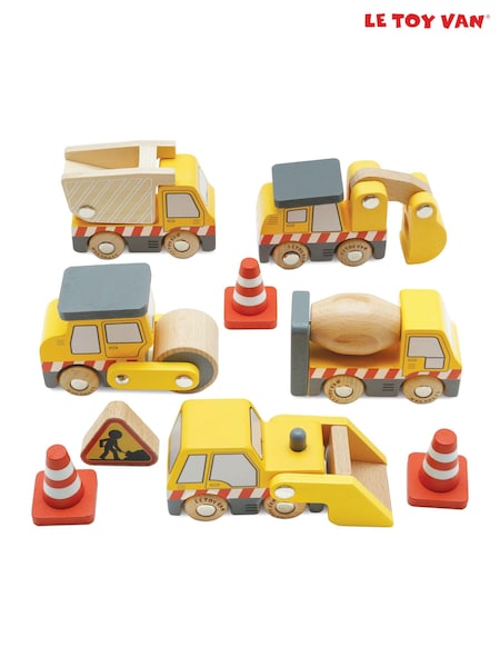 Le Toy Van Construction Toy Car Set (E82174) | £30