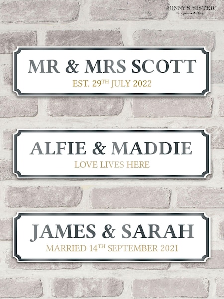 Jonnys Sister Personalised Street Sign (E82186) | £25