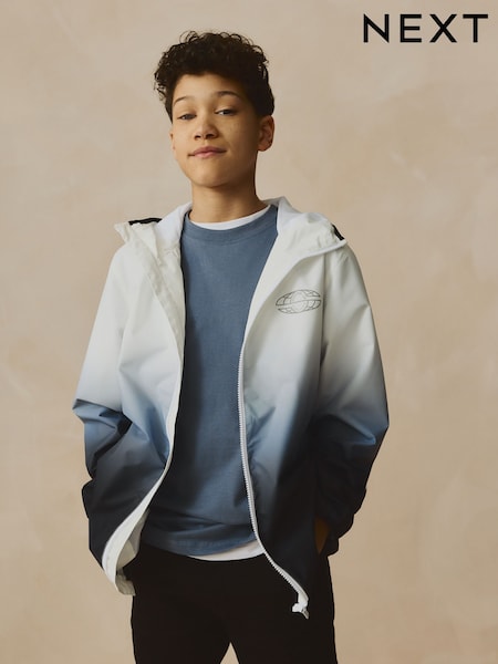 Monochrome Shower Resistant Cagoule Jacket (3-16yrs) (E82308) | £24 - £34