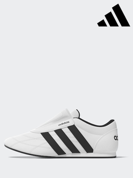 adidas White/Black Tekwen Slip-On Trainers (E82547) | £50