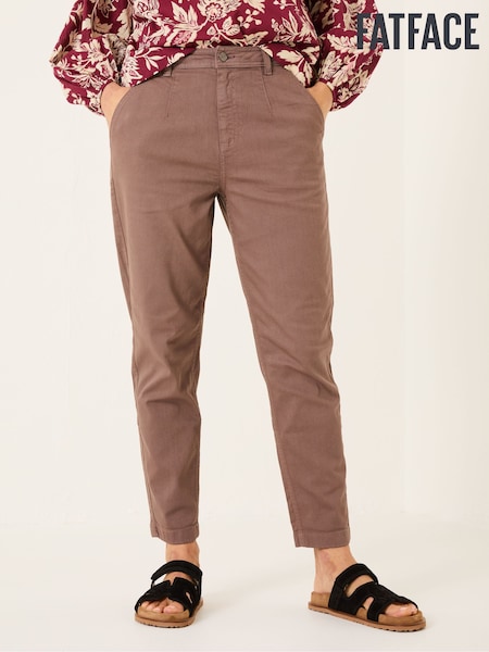 FatFace Aspen Brown Chino Trousers (E82845) | £49.50