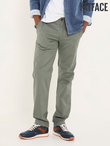 FatFace Dusky Green Modern Coastal Chinos (E82942) | £49.50