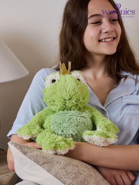 Warmies Frog with Crown Heatable Toy (E83158) | £20