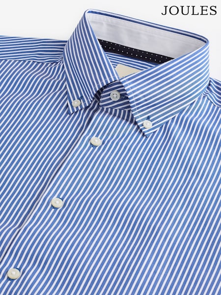 Joules Blue Bengal Long Sleeve 100% Cotton Shirt (E83166) | £55