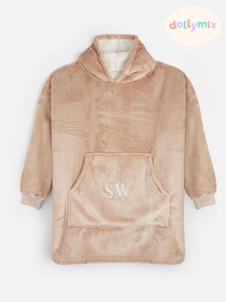 Dollymix Oversized Adults Personalised Hooded Blanket (E83296) | £40