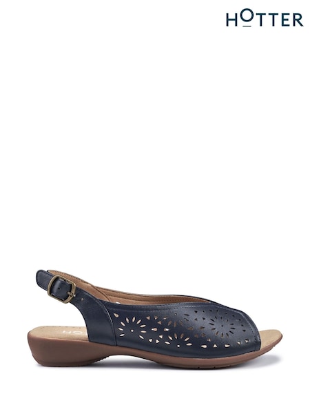 Hotter Blue Sunrise Buckle Regular Fit Sandals (E83571) | £79