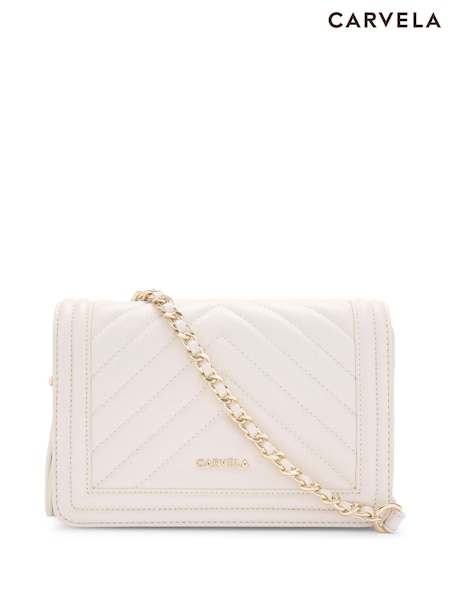 Carvela Lara Tassel Flapover Bag (E83854) | £109