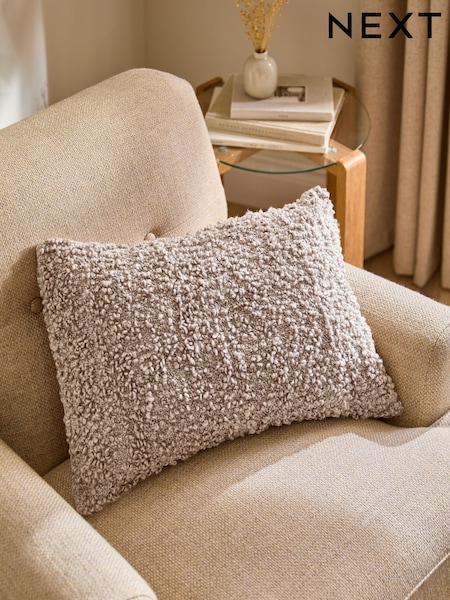 Dark Natural Cosy Texture 40 x 59cm Cushion (E83901) | £22