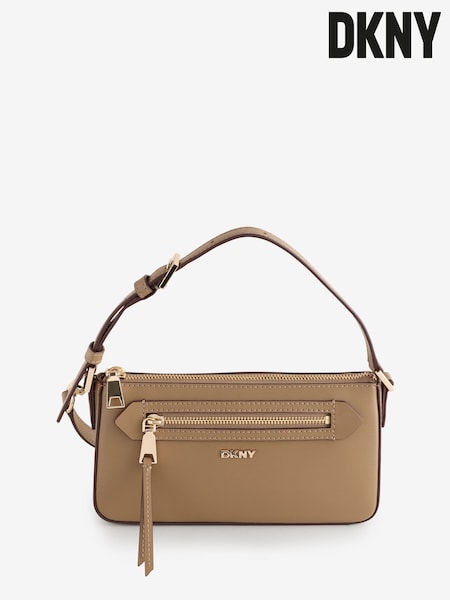 DKNY Bryant Ave TZ Demi Brown Cross-Body Bag (E83987) | £160