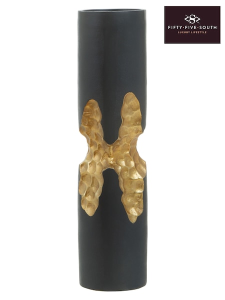 Fifty Five South Black Daito Aluminium Candle Holder (E84178) | £90