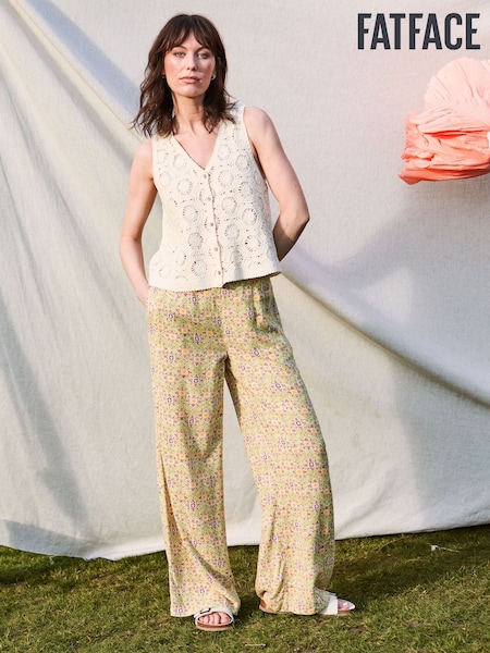 Beeble Multi Printed Wide Leg Trousers (E84520) | £59