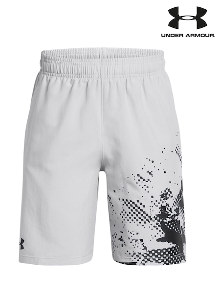 Under Armour Grey Tech Woven Graphic Shorts (E84807) | £22