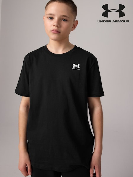 Under Armour Black Sportstyle Short Sleeve T-Shirt (E84863) | £19