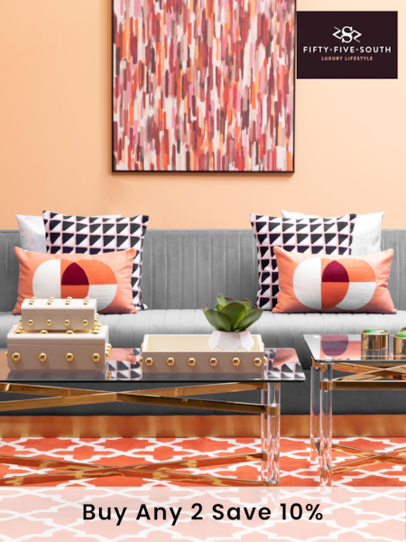 Fifty Five South Grey Opal 3 Seater Sofa (E84911) | £2,360