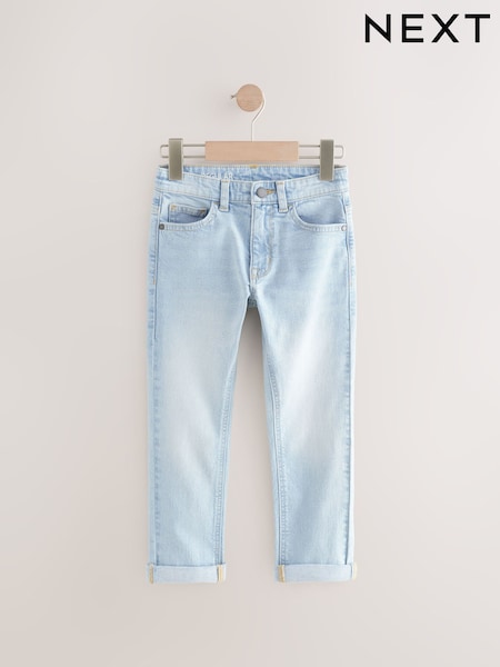 Bleach Wash Regular Fit Stretch Jeans (3-17yrs) (E84942) | £12 - £17