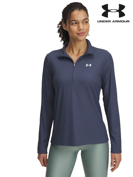 Under Armour Grey Tech Twist 1/2 Zip Sweat Top (E85043) | £41