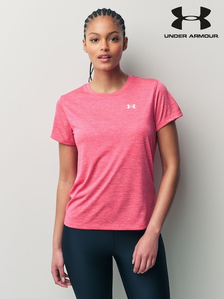 Under Armour Baby Pink Tech SSC Twist T-Shirt (E85204) | £27