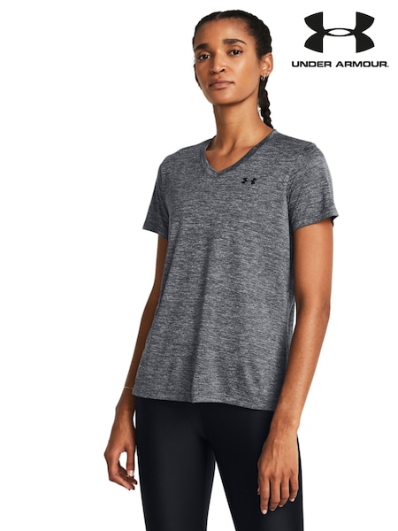 Under Armour Grey Chrome Tech V-Neck T-Shirt (E85242) | £27
