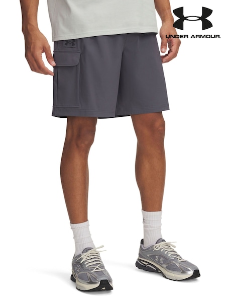 Under Armour Grey Vibe Woven Cargo Shorts (E85700) | £55