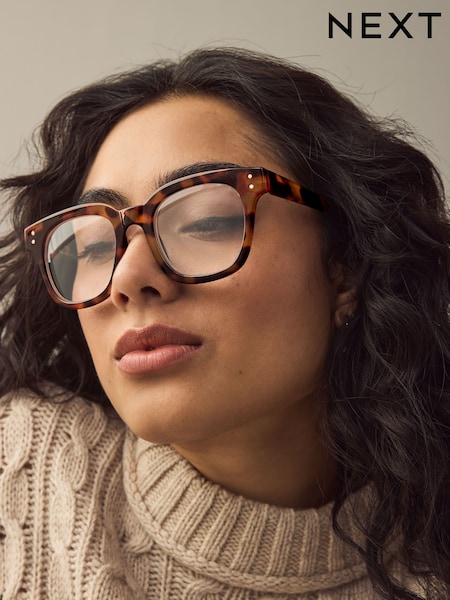 Tortoiseshell Brown Ready to Wear Reader Glasses (E85761) | £13