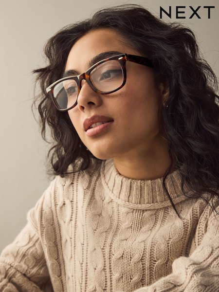 Tortoiseshell Brown Ready to Wear Reading Glasses (E85765) | £13