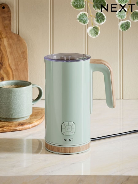 Sage Green Malvern Milk Frother and Hot Chocolate Maker (E86004) | £30