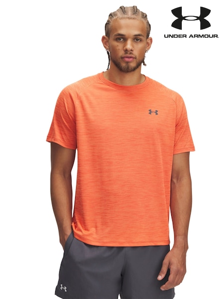 Under Armour Orange Tech Textured T-Shirt (E86073) | £30