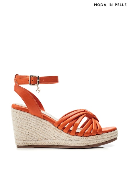 Moda In Pelle Rhina Tubular Strap Jute Wedges (E86222) | £99