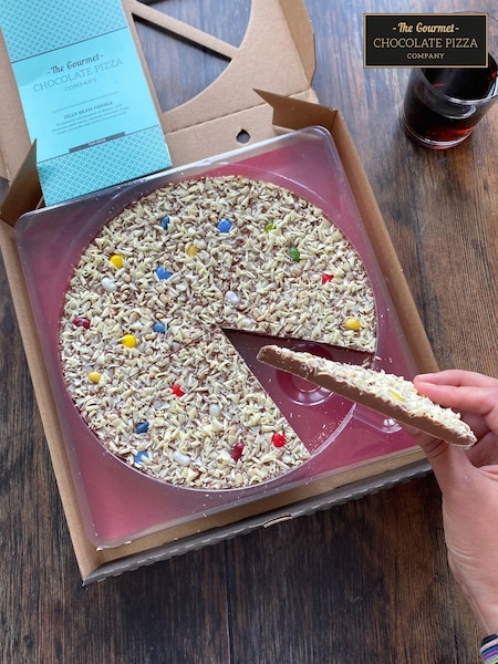 The Gourmet Chocolate Pizza Co Jellybean Jumble 10 Inch Chocolate Pizza (E86681) | £20